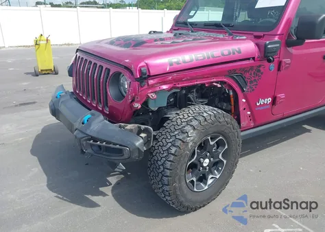 2022 Jeep Wrangler 4Xe Unlimited Rubicon 4X4 z USA, uszkodzony, nr VIN 1C4JJXR66NW124506